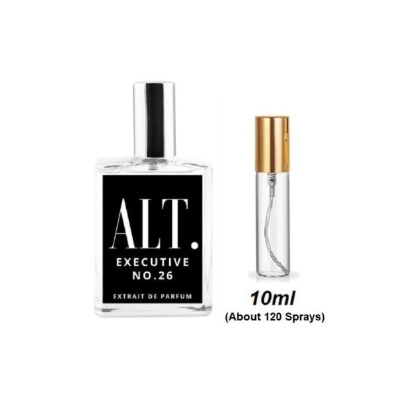 ALT Executive 26 Samples, Image of Vial Used in Travel Size ALT Executive No. 26 10ml Sample