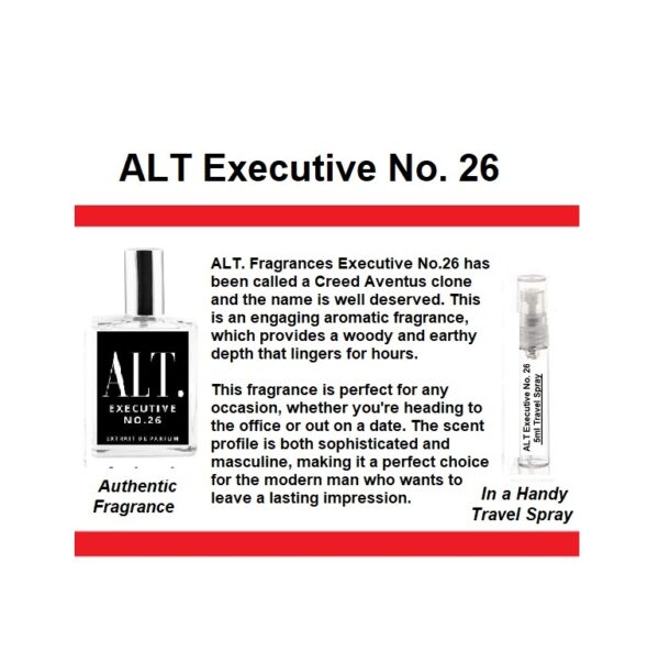 Image of Scent Profile for ALT Executive No. 26 Cologne Samples