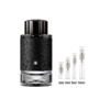 Montblanc Explorer cologne samples, Image of 2ml, 3ml, 5ml and 10ml Travel Size Montblanc Explorer cologne samples