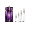 Thierry Mugler Alien Perfume Samples, Travel Size EDP, Image Shows 2ml to 10ml Alien Perfume Samples