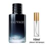 Travel Size Sauvage Cologne Samples, Image of 10ml Sauvage Sample