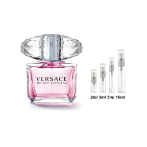 Versace Bright Crystal Perfume Samples, Image of 2ml to 10ml Travel Size Versace Bright Crystal Perfume Samples