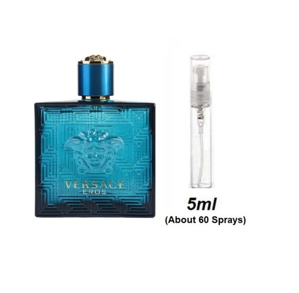 Versace Eros Cologne Sample, 5ml Travel Size